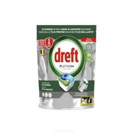 Dreft Platinum Original 39 szt. Kapsułki do Zmywarki Skuteczne Tabletki