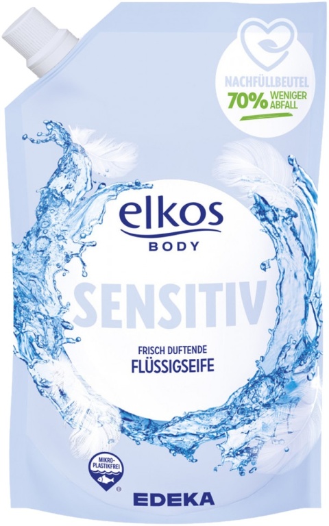 Elkos Mydło w Płynie Sensitive Zapas 750ml Delikatna Pielęgnacja Skóry