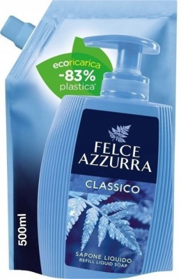 Felce Azzurra Classico Mydło w Płynie Zapas 500ml Klasyczny Zapach