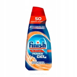 Finish All in One Żel do Zmywarki 1L 50 Myć Anti-Odor Skuteczne Mycie