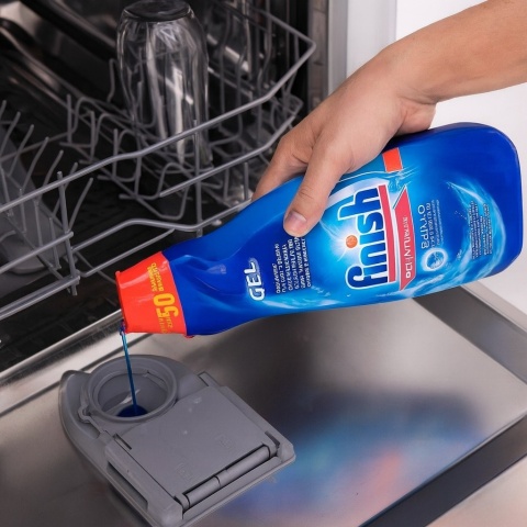 Finish All in One Żel do Zmywarki 1L 50 Myć Anti-Odor Skuteczne Mycie