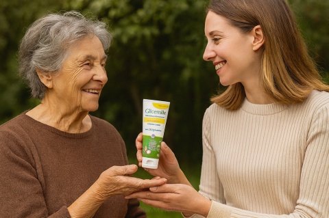 Glicemille Peeling Krem do Rąk i Stóp 100ml Nawilżenie Wygładzenie"