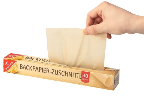 Gut&Günstig Papier do Pieczenia 30 szt. Arkusze Antyprzywieralne do Piekarnika