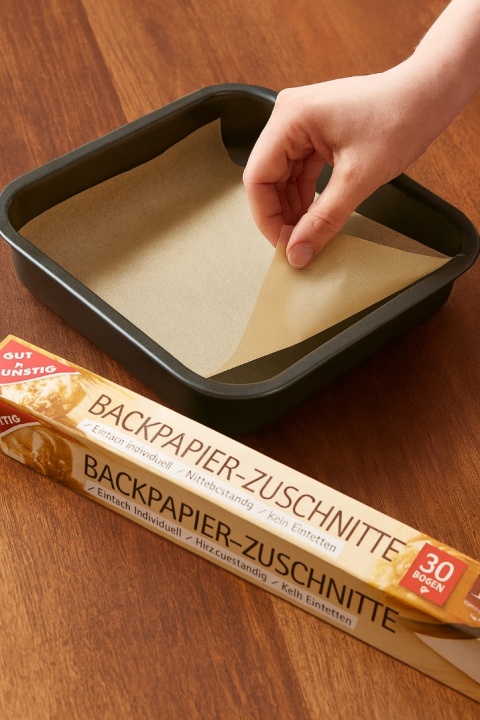 Gut&Günstig Papier do Pieczenia 30 szt. Arkusze Antyprzywieralne do Piekarnika