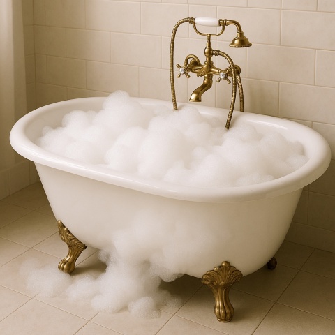 Malizia Bath Foam Bergamot 1000ml Żel pod Prysznic i Płyn do Kąpieli z Włoch