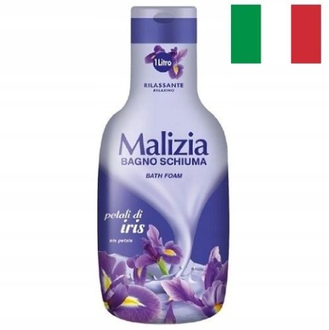Malizia Iris płyn do kąpieli i żel pod prysznic 1000ml wydajny Włochy