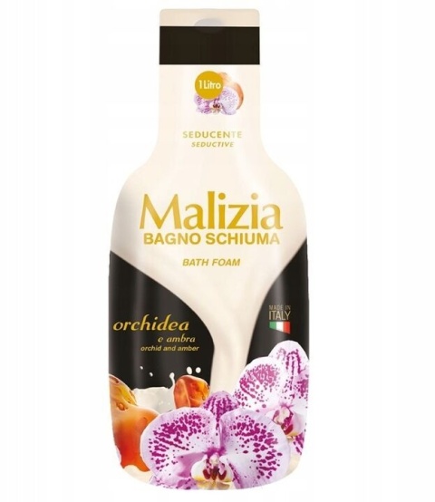 Malizia Orchidea Żel Pod Prysznic i Do Kąpieli 1000ml Włoski Płyn 1L