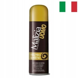 Malizia Pianka do Golenia Argan 300ml Nawilżająca, Skóra Gładka