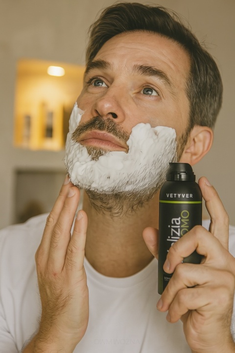 Malizia Pianka do Golenia Argan 300ml Nawilżająca, Skóra Gładka