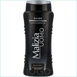 Malizia Uomo Silver 2w1 Żel pod prysznic i szampon 250ml dla mężczyzn