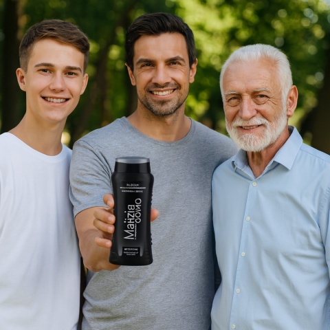 Malizia Uomo Silver 2w1 Żel pod prysznic i szampon 250ml dla mężczyzn