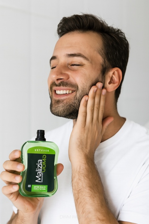 Malizia Vetyver woda po goleniu 100ml łagodna męska nie podrażnia skóry
