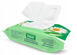 Nawilżany papier toaletowy RUM&ALOE 48 szt. Aloesowy delikatny higiena