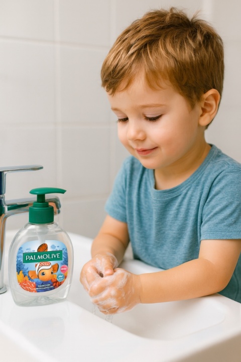 Palmolive Aquarium Mydło w Płynie dla Dzieci 300ml Mycie Rąk Kids Delikatne