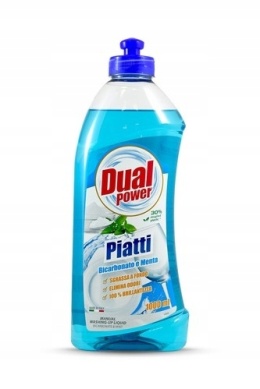 Płyn do naczyń Dual Power 1L Bicarbonato skuteczne mycie połysk