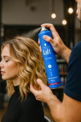 TAFT Lakier do Włosów Niebieski 250ml Extra Strong Utrwalenie 4