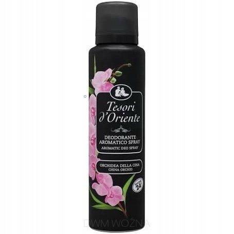 TESORI D'ORIENTE Orchidea Dezodorant Spray 150ml trwały zapach świeżość