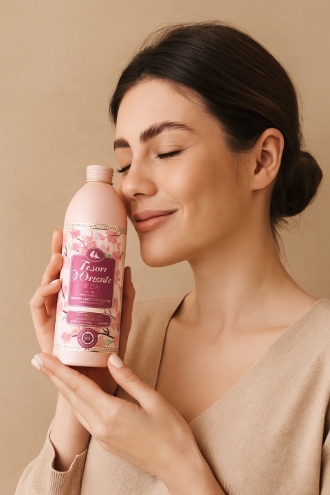 Tesori Ikigai Luksusowy Żel Pod Prysznic i Płyn do Kąpieli 500ml Wydajny