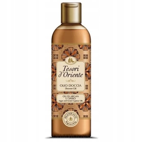 Tesori d'Oriente Olejek do Kąpieli Argan i Cipero 250ml Nawilżenie SPA