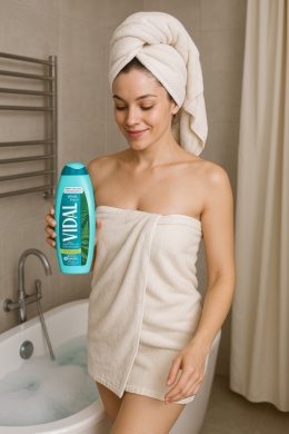 VIDAL Żel pod prysznic Muschio Bianco 600ml świeży zapach nawilżenie