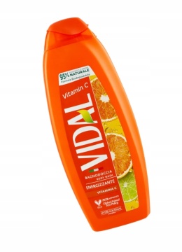 VIDAL Żel pod prysznic Vitamin C 600ml Nawilżający płyn do mycia ciała