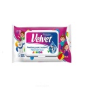 Velvet Junior Papier Toaletowy Nawilżany Spłukiwany Zapachowy 42 szt