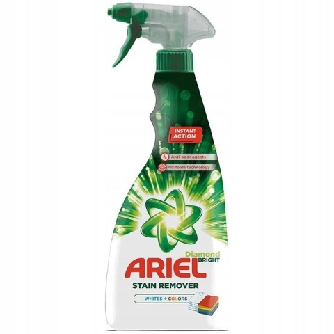 Ariel Odplamiacz Spray 750ml Uniwersalny do Ubrań i Tkanin Skuteczny