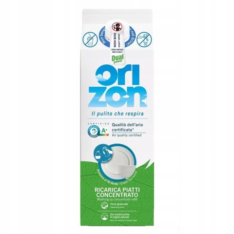 DUAL POWER Koncentrat uzupełniający do naczyń w kartonie 900 ml skuteczna moc czystości