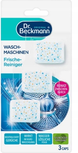 Dr Beckmann Kapsułki do Czyszczenia Pralki 3x20g Higiena i Świeżość