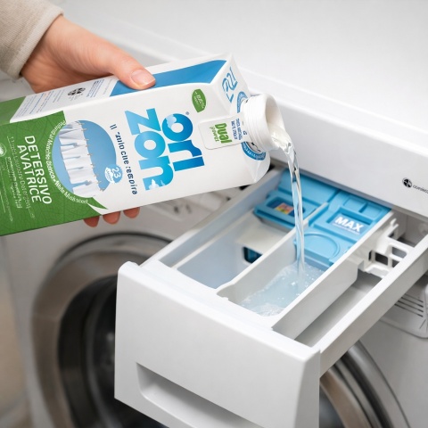 Dual Power Lavatrice Muschio Bianco 920ml ekologiczny żel do prania