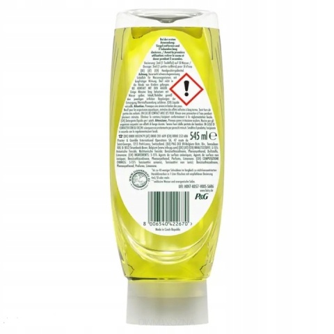 Fairy Max Zitrone 545ml - skuteczny i wydajny płyn do mycia naczyń