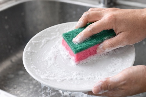 G&G Gąbki Uniwersalne Kolorowe 10 szt. Do Mycia Kuchnia Łazienka