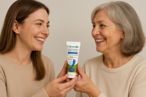 Glicemille Krem do stóp 100ml nawilżający i złuszczający martwy naskórek