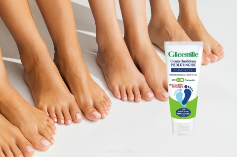 Glicemille Krem do stóp 100ml nawilżający i złuszczający martwy naskórek