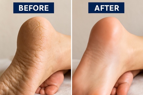 Glicemille Krem do stóp 100ml nawilżający i złuszczający martwy naskórek