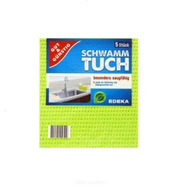 Gut & Günstig ściereczki gąbczaste 5 szt. chłonne trwałe uniwersalne do kuchni