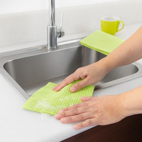 Gut & Günstig ściereczki gąbczaste 5 szt. chłonne trwałe uniwersalne do kuchni