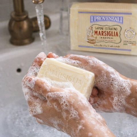 I Provenzali Marsiglia tradycyjne szare mydło marsylskie z oliwą z oliwek 150g