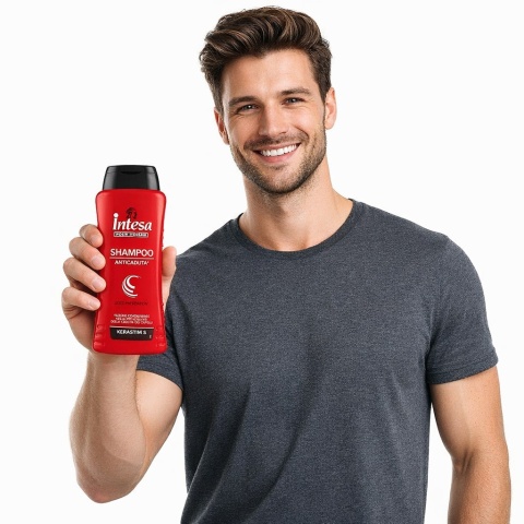 Intesa Szampon do Włosów Przeciwłupieżowy z Cynkiem męski 300ml