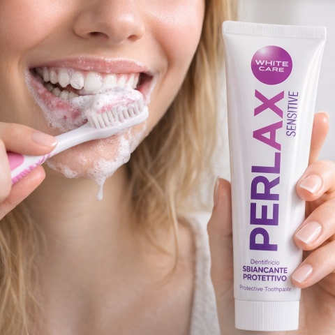 Perlax Sensitive Pasta Do Zębów Delikatna Ochrona Dla Wrażliwych Zębów 75ml