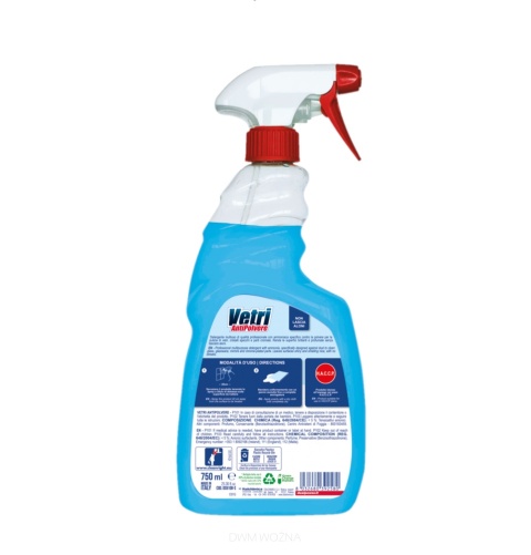 Płyn do mycia okien bez smug Dual Power spray koncentrat 750ml