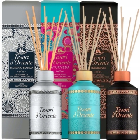 TESORI d'Oriente AYURVEDA patyczki zapachowe odświeżacz powietrza 200ml IT