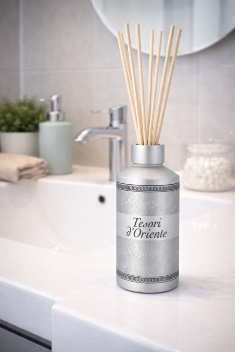 TESORI d'Oriente PATYCZKI ZAPACHOWE DO DOMU MUSHCIO BIANCO 200ML