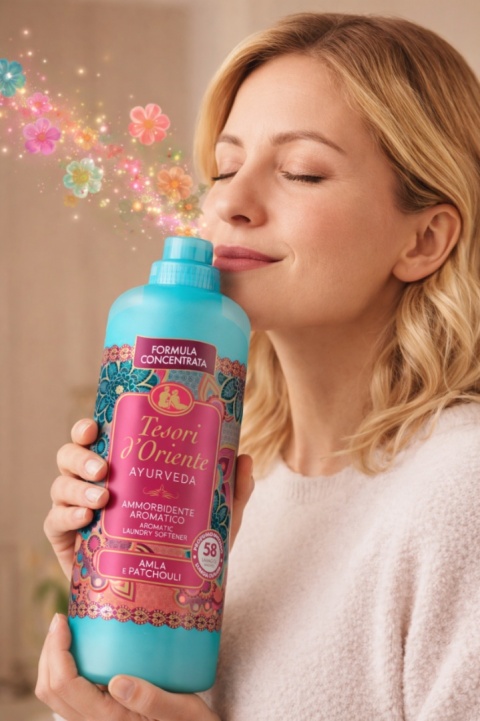 Tesori d'Oriente Ayurveda płyn do płukania tkanin 1160 ml wydajny - 58 prań