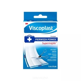 Viscoplast Plastry Super Miękki 1m x 6cm Elastyczny Opatrunek na Skórę