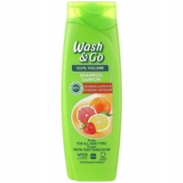 Wash&Go Szampon Fruits do wszystkich rodzajów włosów Regeneracja 360ml