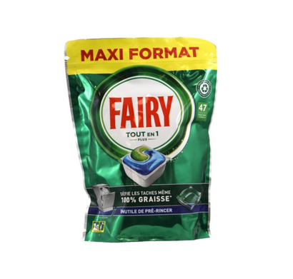 Fairy All-in-One + 47 kaps. do zmywarki 