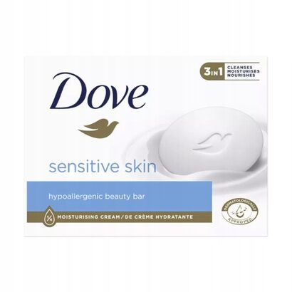 Dove 90g mydło kostka Sensitive Skin do skóry wrażliwej