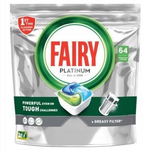 Fairy Platinum 64szt. kaps. do zmywarki Orginal