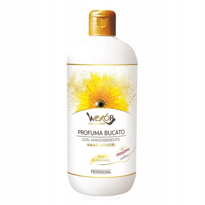 WEXOR PERFUMOWANY ELIKSIR do płukania tkanin 500ML MEDITERRANEO